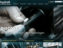 Tablet Screenshot of hydroll.com